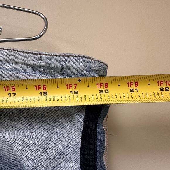 THRT Size 44 Men's Blue Light Wash Denim Jeans Distressed Splatter Streetwear - Picture 12 of 13